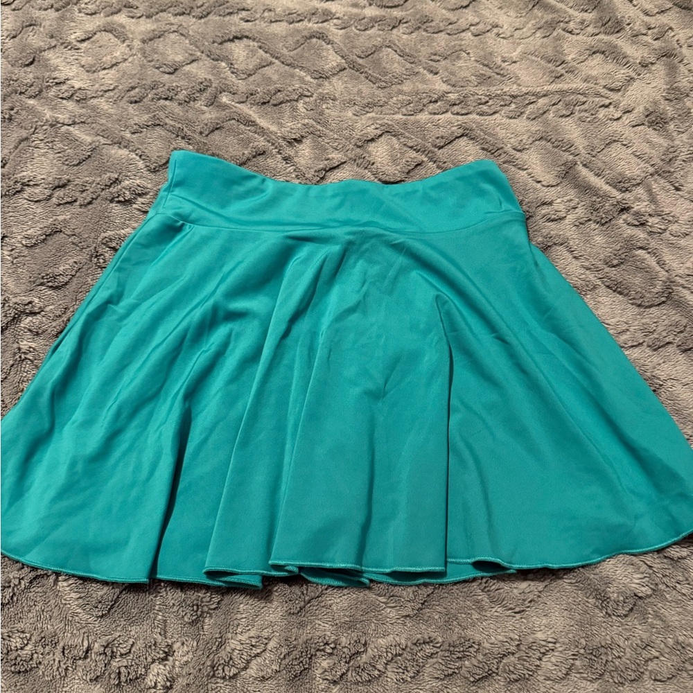 Active Wear Teal Workout Skirt
